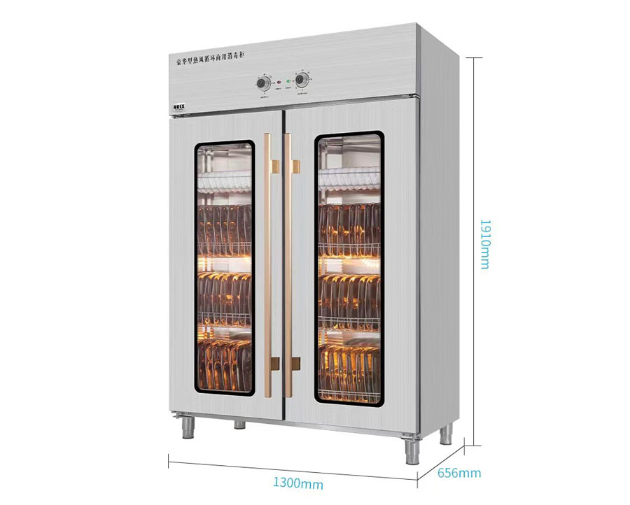 全無磁光波熱風循環工程款雙門高溫消毒柜1600L RTP-1600LF18